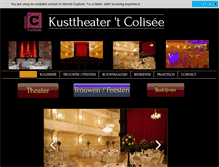 Tablet Screenshot of kusttheater.com